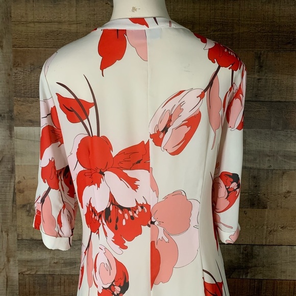 Sweet Pea for New York & Compay by Stacy Frati floral sheer tunic top Medium - Picture 8 of 10